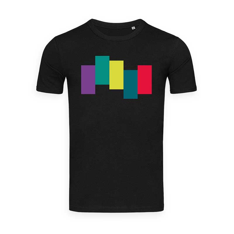 T-shirt-bande-colorate